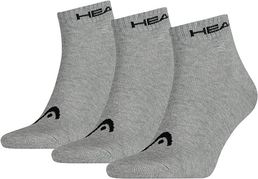 [DAC0065] Calcetines Head Quarter Unisex 3 Pares Gris