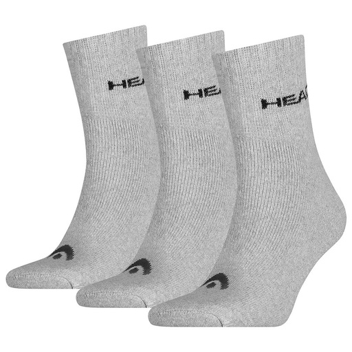 [DAC0164-3538] Calcetines Head Short Crew 3 Pares Gris