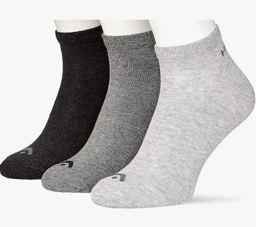 [DAC0215] Calcetines Head Sneaker 3u Combo Gris