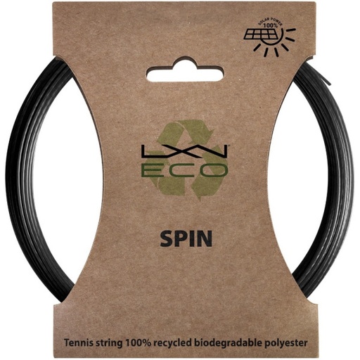 [DAC0110-1] Cordaje Tenis Luxilon Eco Spin 1.25mm Set Negro