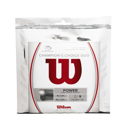 [DAC0251-1] Cordaje Tenis Wilson Luxilon Champion's Choice Duo 12.2m