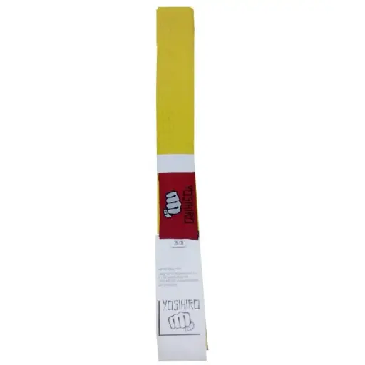 [81509003-AM] Cinturón Karate Judo Yosihiro Algodón Junior Amarillo