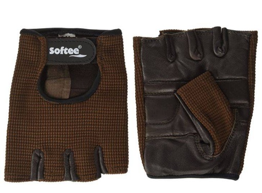 [DAB2249] Guantes Fitness Softee Licra Marron Unisex L