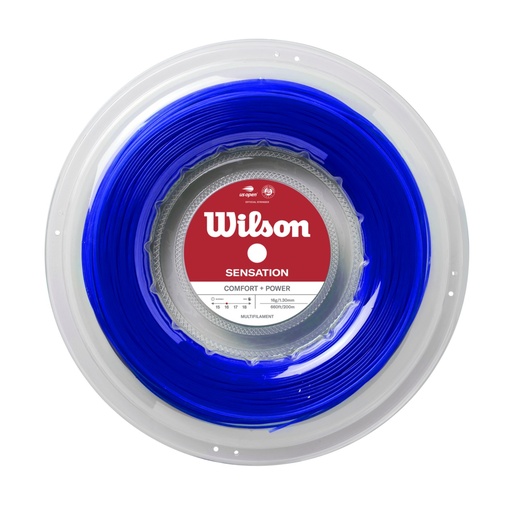 [DAD2233-1] Cordaje Tenis Wilson Sensation Blue 1.30mm 200m Azul