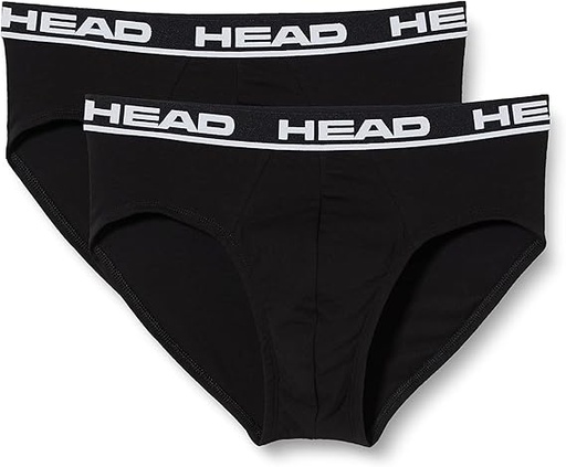 [DAC0333] Boxer Head Men Brief 2 Pares Negro