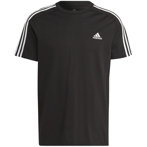 [DAB9914] Camiseta adidas 3 Stripes Negro Hombre