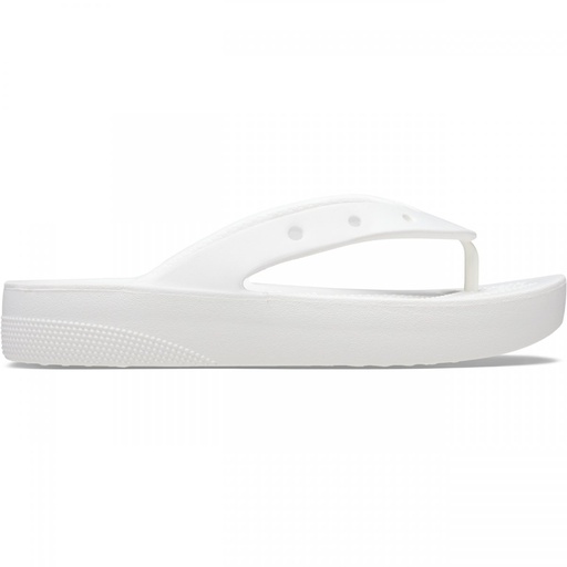 [DAB2086] Chanclas Crocs Classic Platform Blanco Mujer