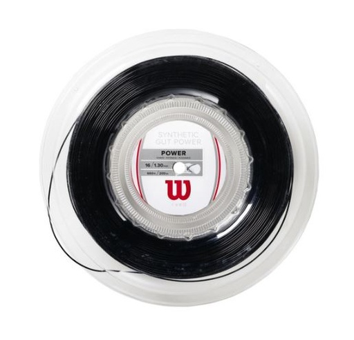 [DAB9654] Cordaje Tenis Wilson Synthetic Gut Power Bobina 200m 1.30mm 