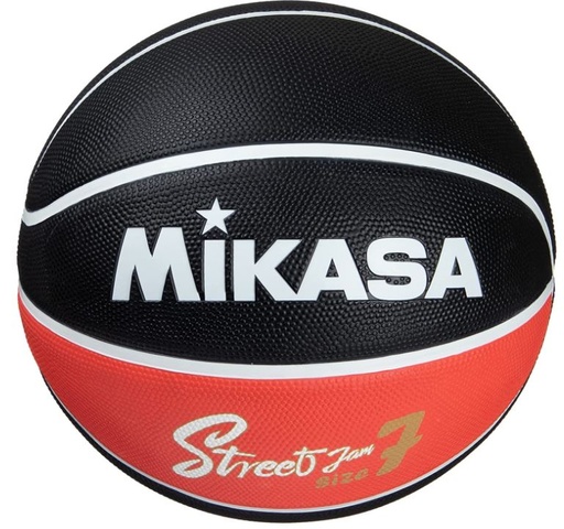 Balón Baloncesto Mikasa BB Negro Rojo