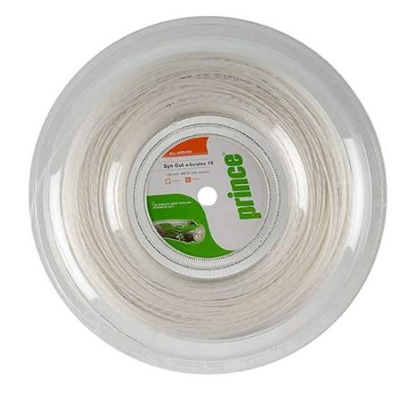 [DAA9640-0] Cordaje Tenis Prince Synthetic Gut Duraflex 200m Blanco