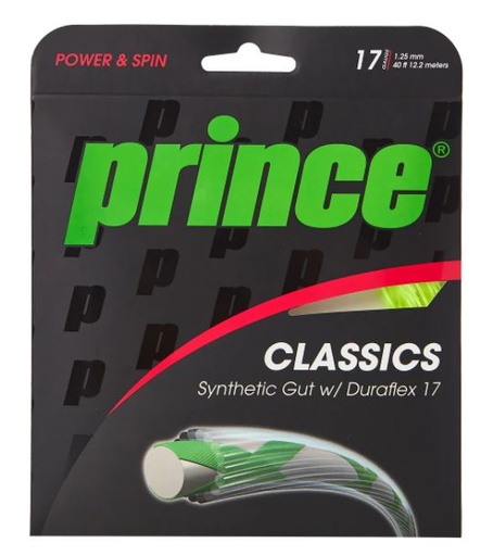 [DAB0761-130-VIx] Cordaje Tenis Prince Synthetic Gut Duraflex Set 1.30mm Púrpura