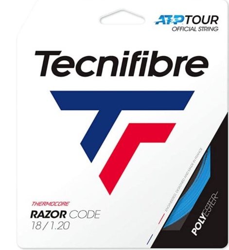 [DAA9010-AZ-0] Cordaje Tenis Tecnifibre RAZOR CODE Set 12m Azul
