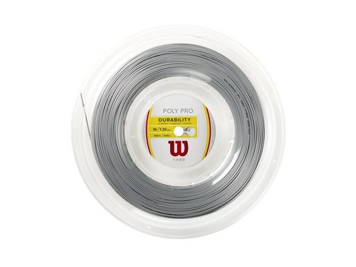 [DAD1114] Cordaje Tenis Wilson Poly Pro 1.25mm 200m Plata