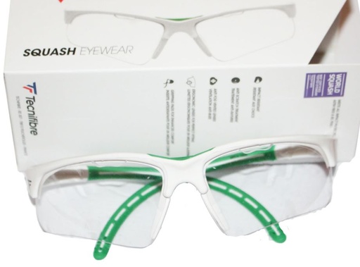 [DAA9006-VE] Gafas Squash Tecnifibre Adulto Blanco Verde