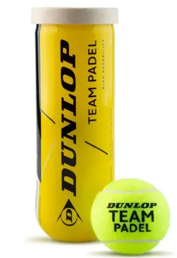 [DAB0785-N] Pelotas Pádel Dunlop TEAM Pádel 1 Bote 3 pelotas