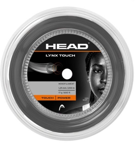 [DAB1271-0] Cordaje Tenis Head Lynx Touch Bobina 200m Gris