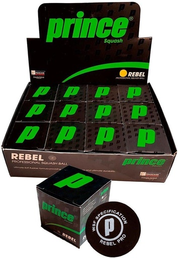 [DAB1467-12] Bolas Squash Prince Rebel Blanca 12 bolas