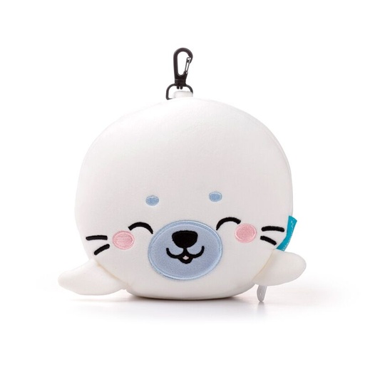 [DAC0813-1] Almohada de Viaje con Antifaz Relaxeazzz Adoramals Kai la Foca