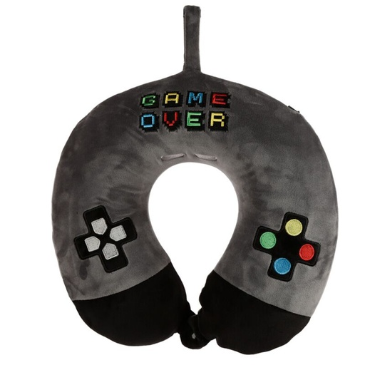 [DAC0841-1] Almohada de Viaje con Memoria de Forma Game Over Relaxeazzz