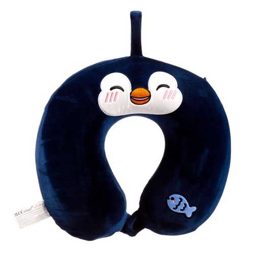 [DAC0817-1] Almohada de Viaje con Memoria de Forma Relaxeazzz El Pingüino Nico