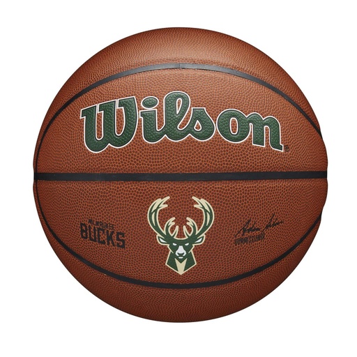 [DAC0681] Balón Baloncesto Wilson NBA Team Alliance Milwaukee Bucks Talla 7