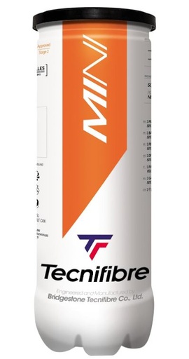 [DAC0443] Pelotas Tenis Tecnifibre Mini tenis Bote 3 pelotas
