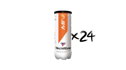[DAC0443-K24] Cajón Pelotas Tenis Tecnifibre Mini Tenis 24 Botes de 3 Pelotas
