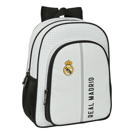 [DAC0749] Mochila Junior Real Madrid Primera Equipación 24/25 Adaptable a Carro Safta