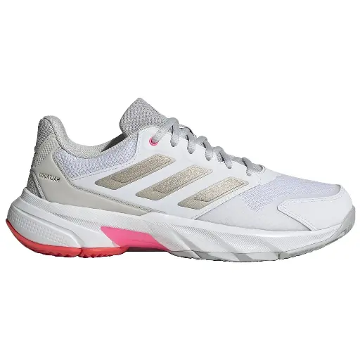 Zapatillas adidas Courtjam Control Mujer Blanco/Gris/Rosa