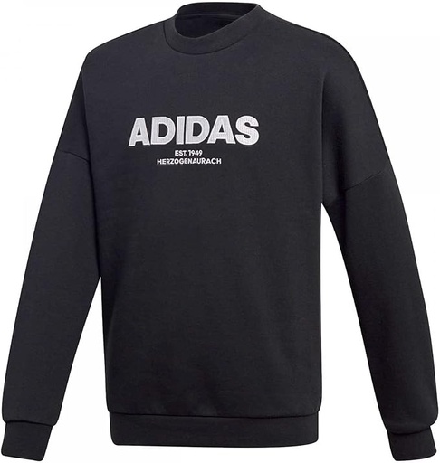 [R311SUS1003-NE-A91] ALLCARP Crew Sudadera adidas Juniors Negro 9/10 años