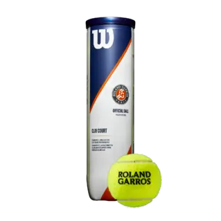 [DAB2530] Pelotas Tenis Wilson Roland Garros Clay B4 1 Bote de 4 Pelotas