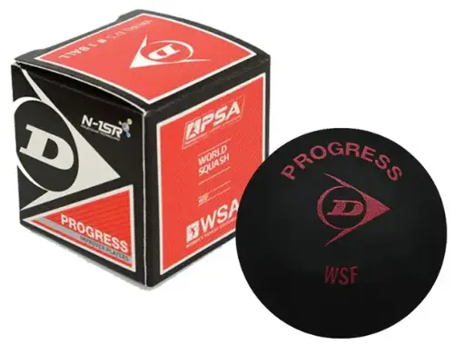 [DAA9005-1] Bolas Squash Dunlop PROGRESS Punto Rojo 1 bola