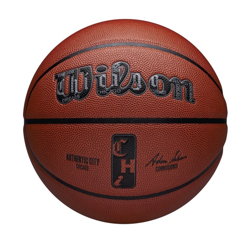 [DAC1191-1] Balón Baloncesto Wilson NBA Authentic Chicago City Talla 7
