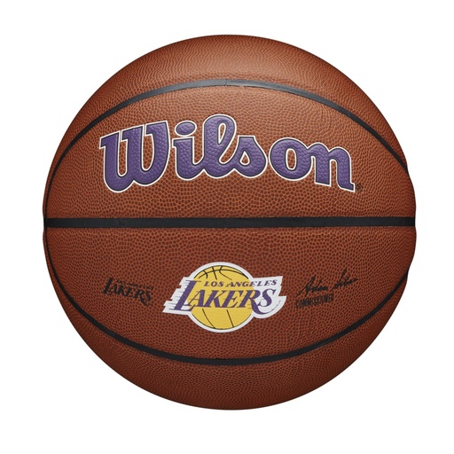 [DAC1258-1] Balón Baloncesto Wilson NBA Team Alliance Los Angeles Lakers Talla 7