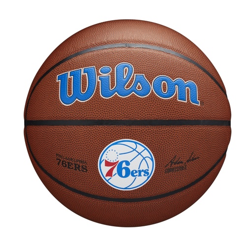 [DAC1267] Balón Baloncesto Wilson NBA Team Alliance Philadelphia 76Ers Talla 7