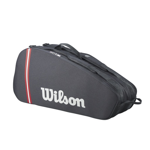 [DAC1328-1] Raquetero Wilson Team 6 Raquetas 2025 Negro