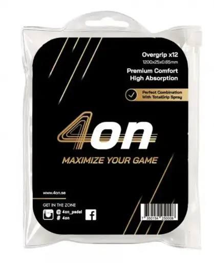 [DAC1429] Overgrips Pádel 4On Premium Comfort Blanco 12u