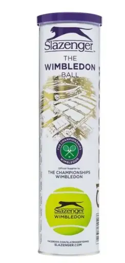[D100PEL1039] Pelotas Tenis Slazenger WIMBLEDON B3 1 Bote 3 pelotas