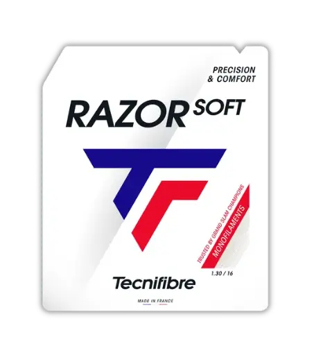 [DAC1489-0] Cordaje Tenis Tecnifibre Razor Soft Set 12m Blanco