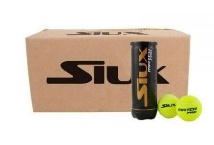 [DAB1747-K24] Pelotas Pádel Siux MATCH PRO Cajon 24 Botes 3 pelotas