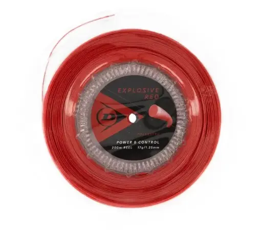 Cordaje Tenis Dunlop Explosive Bobina 200m Rojo