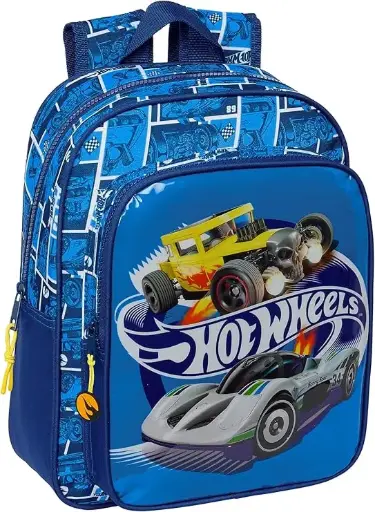[DAC1640] Mochila Infantil Adaptable a Carro Hot Wheels "Sonny"