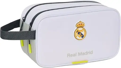 [DAC1654] Neceser 2 Cremalleras Adaptable a Carro Real Madrid Equipación 25/26