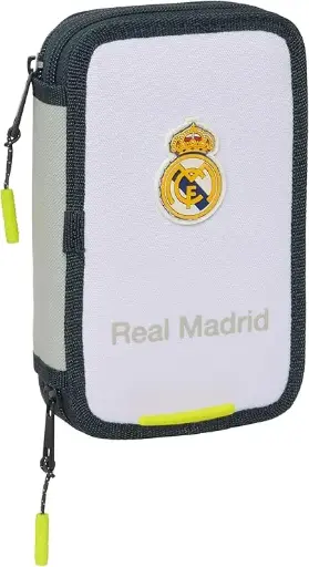 [DAC1659] Estuche Plumier Doble Pequeño 29 Piezas Real Madrid Equipación 25/26