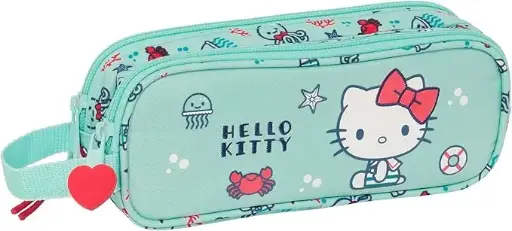 [DAC1676] Estuche Portatodo Doble Hello Kitty "Sea Lovers"
