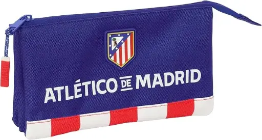 [DAC1682] Estuche Portatodo Triple Atlético De Madrid