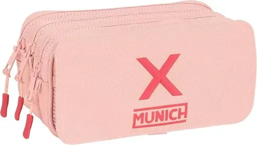 [DAC1685] Estuche Portatodo Triple Big Munich Basicos "Maquillaje"