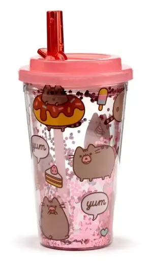 [DAC1715] Vaso Plástico Inastillable Gato Pusheen Glotón