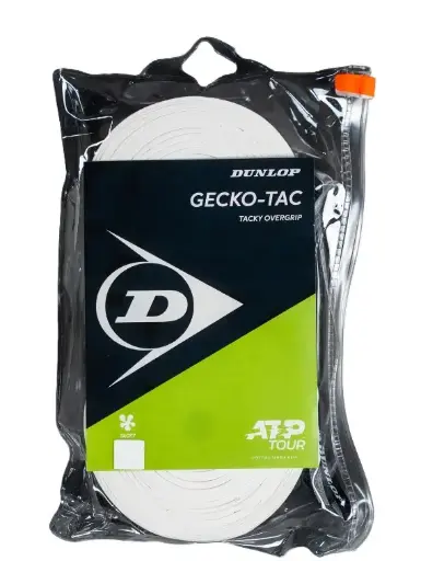[DAC1801-1] Overgrips Dunlop GECKO-TAC Pack 30 Blanco