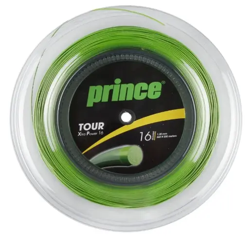[DAA9644-130-VE] Cordaje Tenis Prince Tour XP 200m 1.30mm Verde